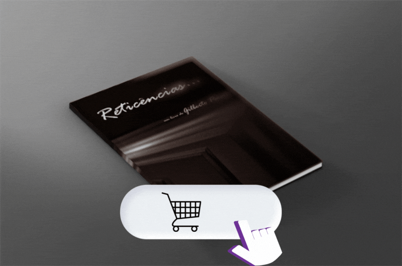 Livro Reticências, de Gilberto Pereira. Paperback, Autografado